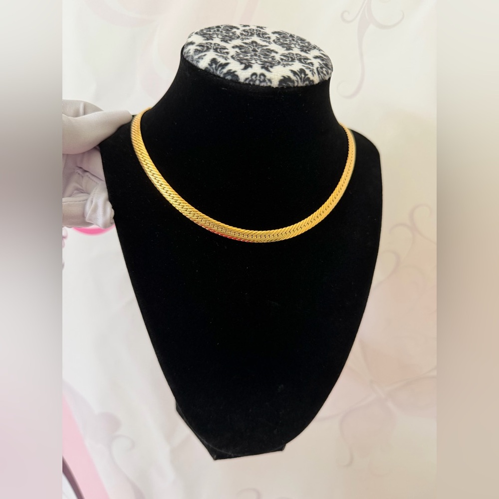 MAYAMAR 24K GOLD TONE NECKLACE